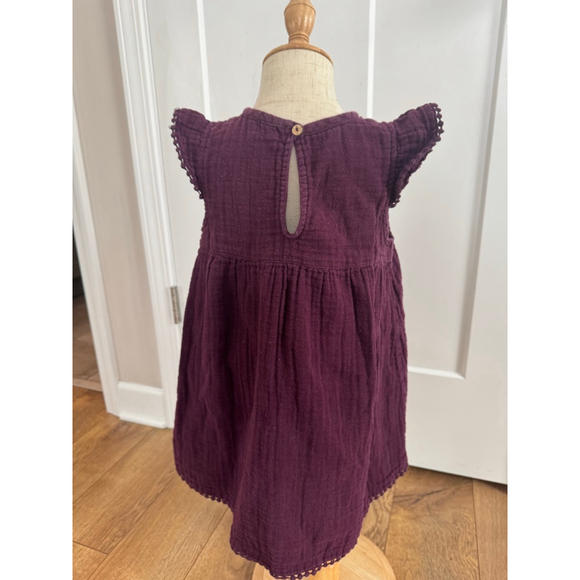 Girls Jamie Kay Casual Dress 5T Purple - Picture 3 of 5